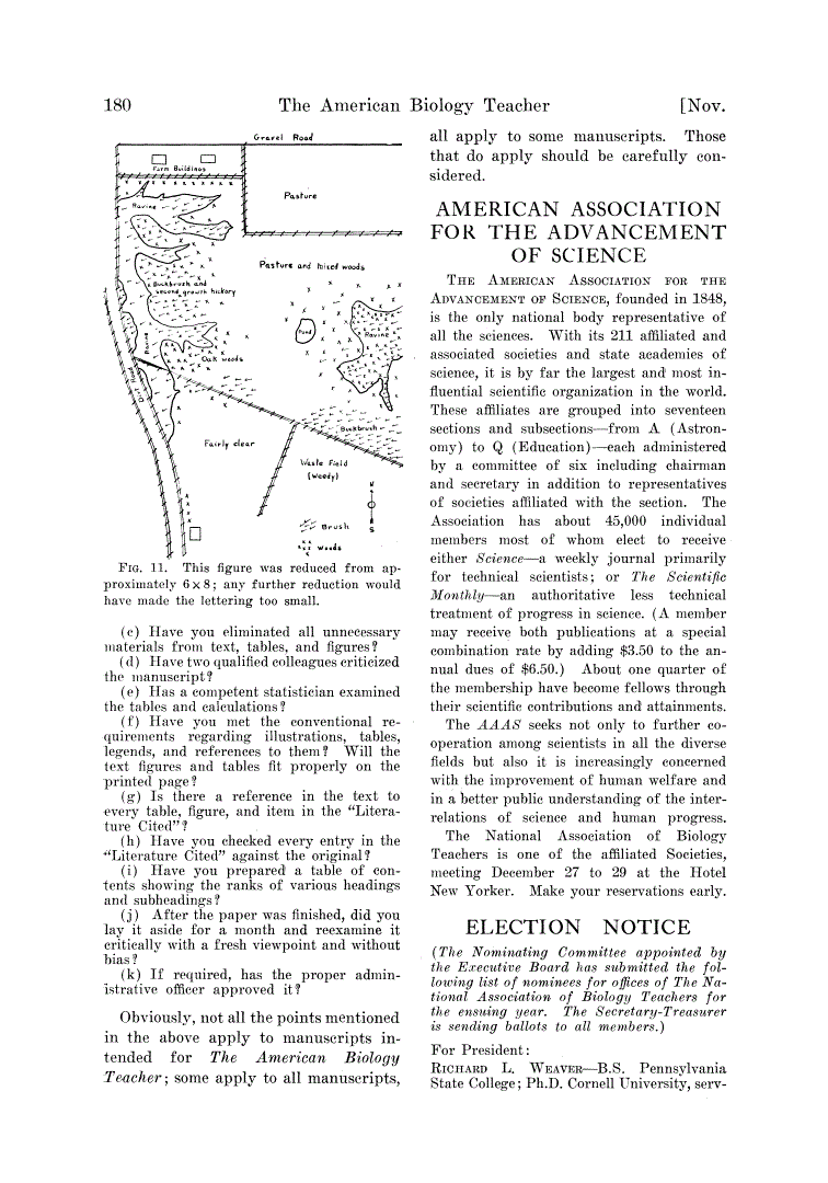First page of Election Notice