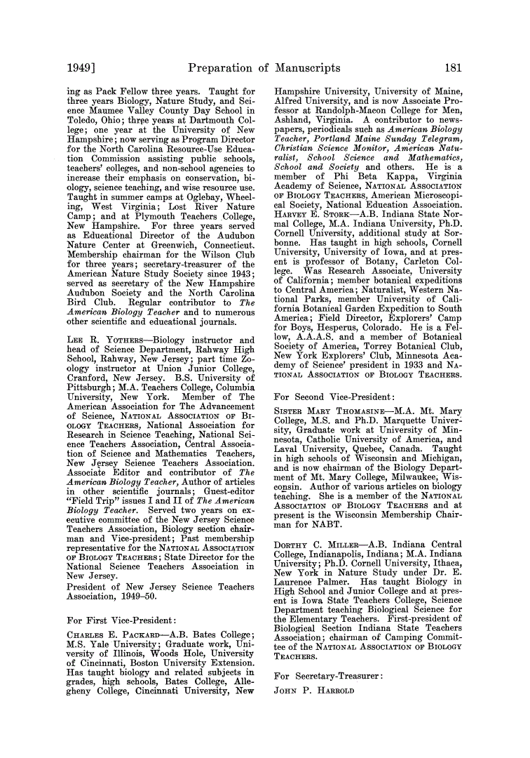 First page of Back Matter