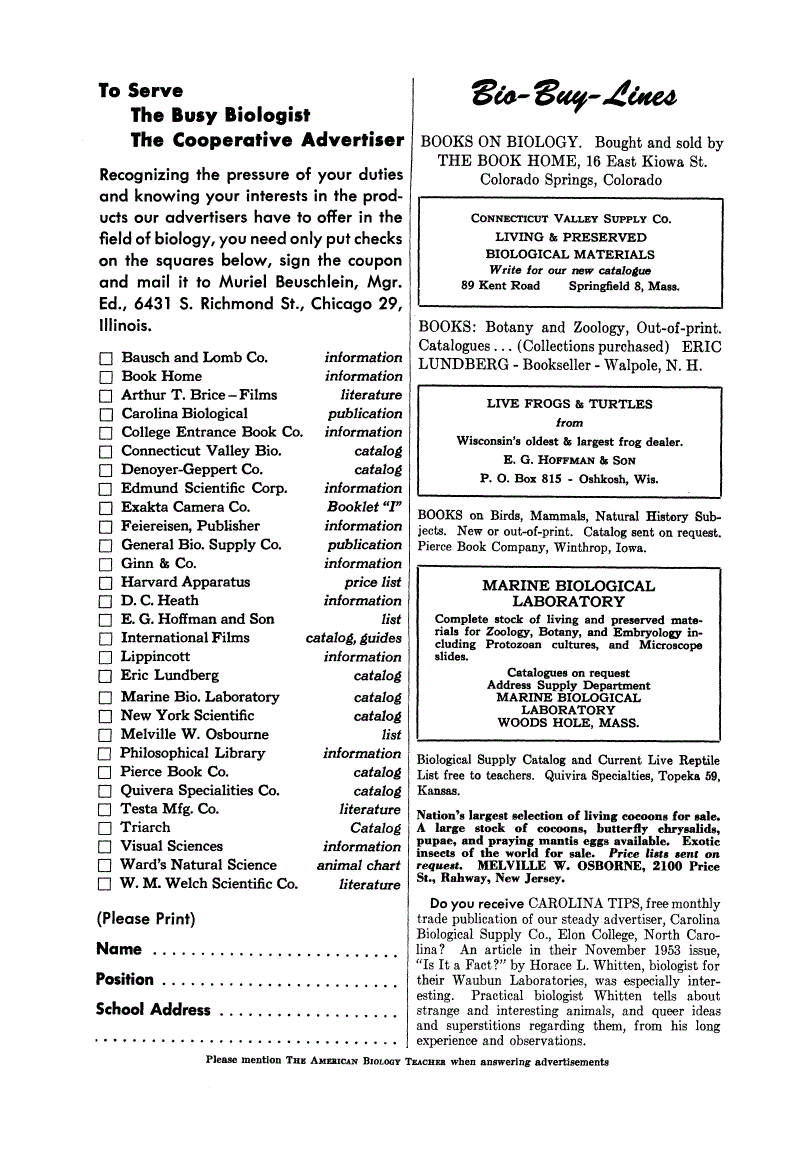 First page of Back Matter