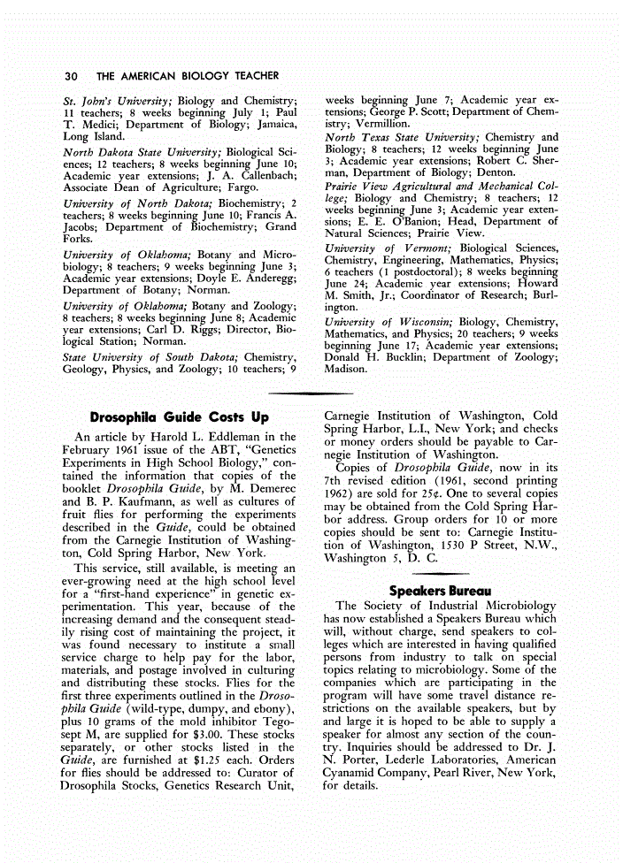 First page of Drosophila Guide Costs Up