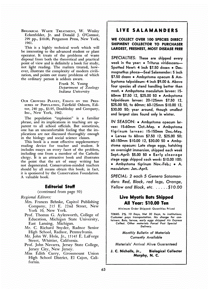 First page of Review: <italic>Our Crowded Planet, Essays on the Pressures of Population</italic>, by Fairfield Osborn
