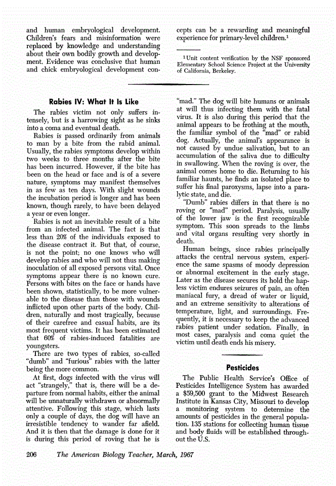 First page of Rabies IV: What It Is Like