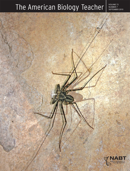 The American Biology Teacher Cover Image for Volume 72, Issue 7