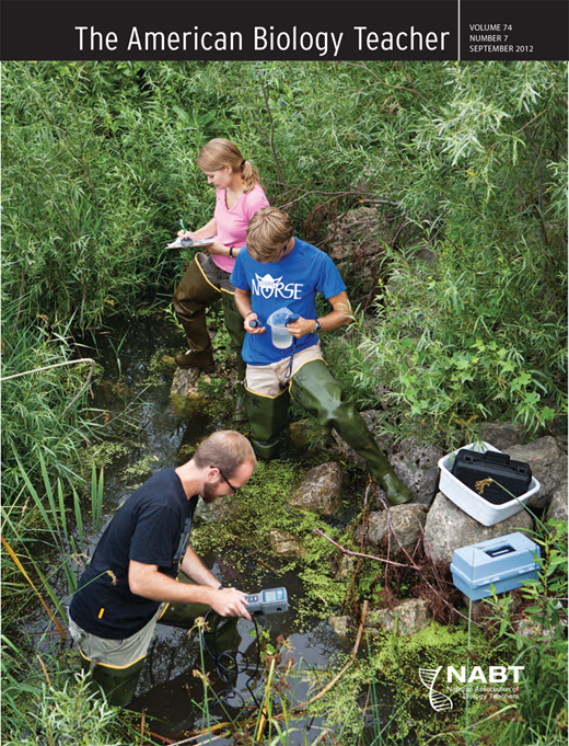 The American Biology Teacher Cover Image for Volume 74, Issue 7