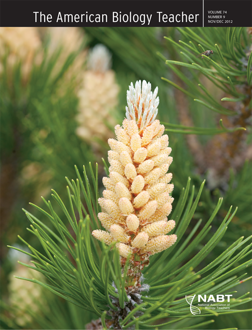 The American Biology Teacher Cover Image for Volume 74, Issue 9