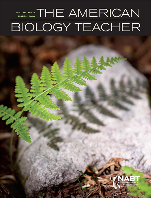 The American Biology Teacher Cover Image for Volume 78, Issue 3