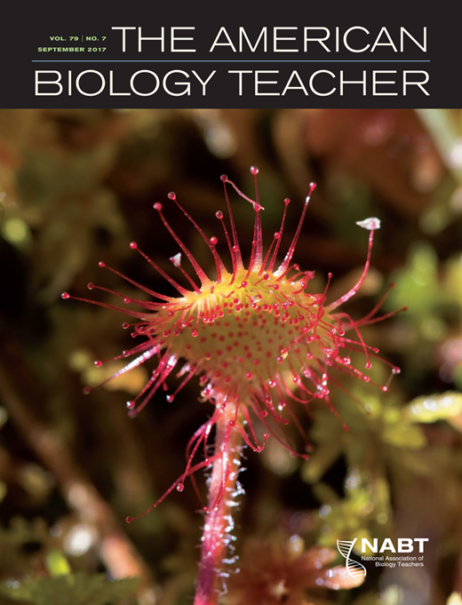 The American Biology Teacher Cover Image for Volume 79, Issue 7