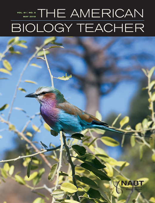 The American Biology Teacher Cover Image for Volume 81, Issue 5