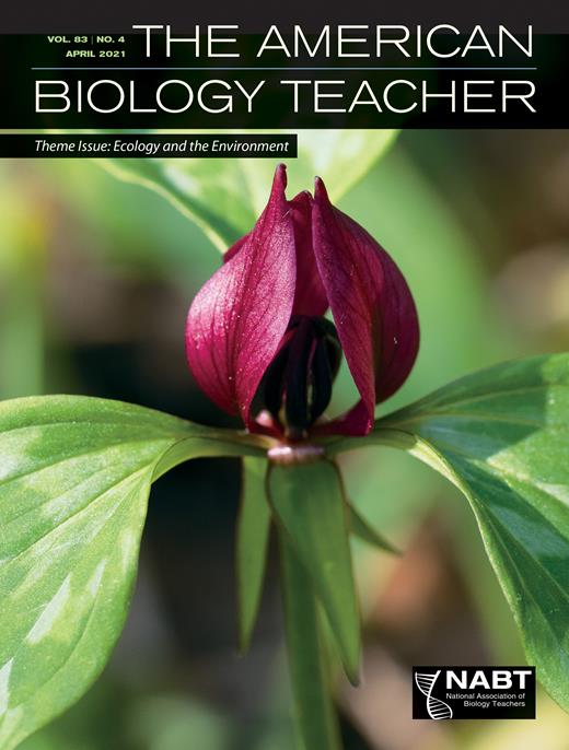 The American Biology Teacher Cover Image for Volume 83, Issue 4
