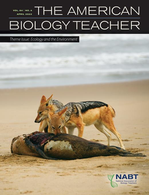 The American Biology Teacher Cover Image for Volume 84, Issue 4