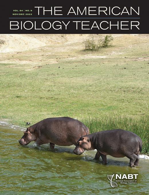 The American Biology Teacher Cover Image for Volume 84, Issue 9