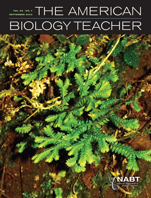 The American Biology Teacher Cover Image for Volume 85, Issue 7
