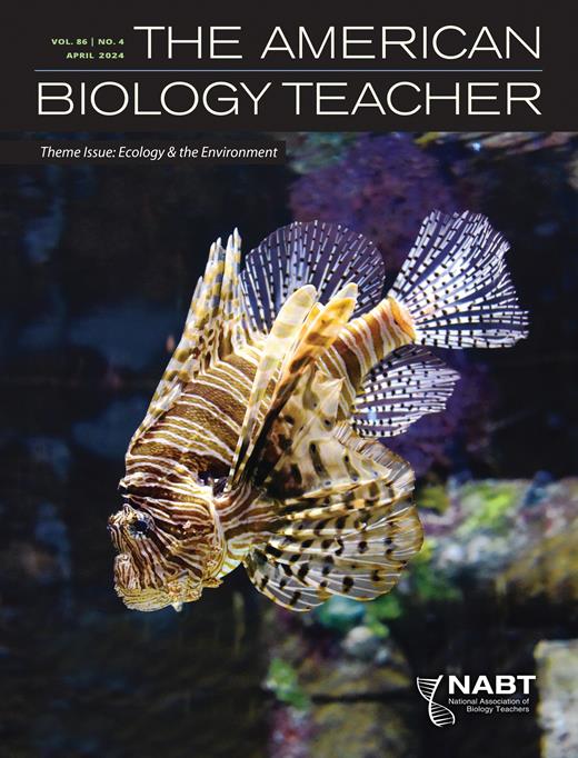 The American Biology Teacher Cover Image for Volume 86, Issue 4