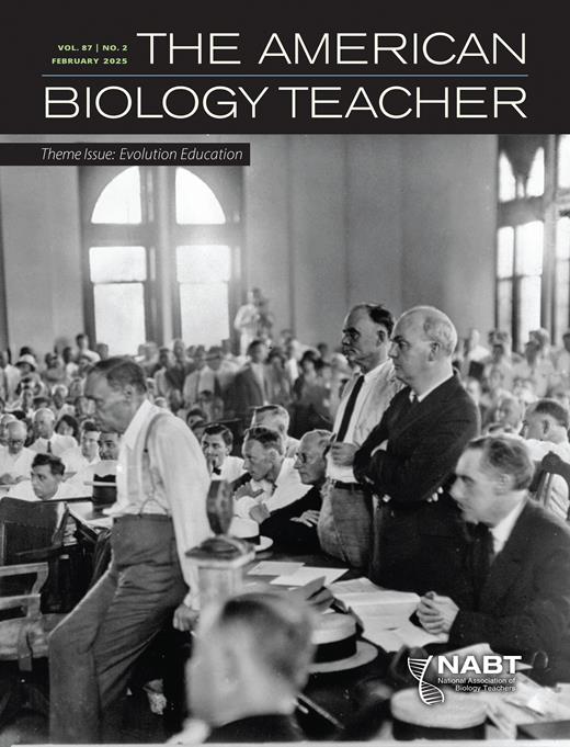 The American Biology Teacher Cover Image for Volume 87, Issue 2