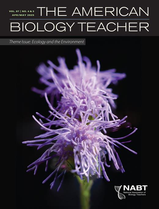 The American Biology Teacher Cover Image for Volume 87, Issue 4-5