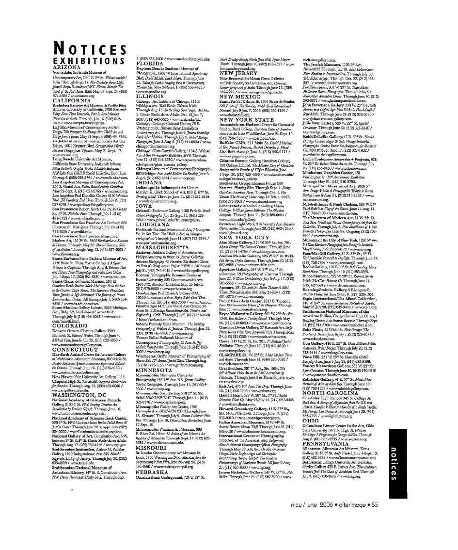 First page of Notices