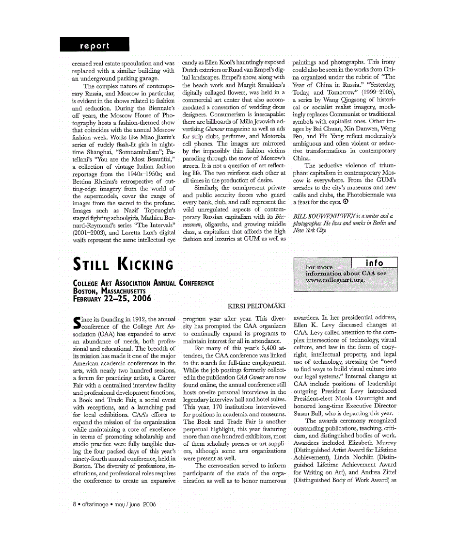 First page of Still Kicking