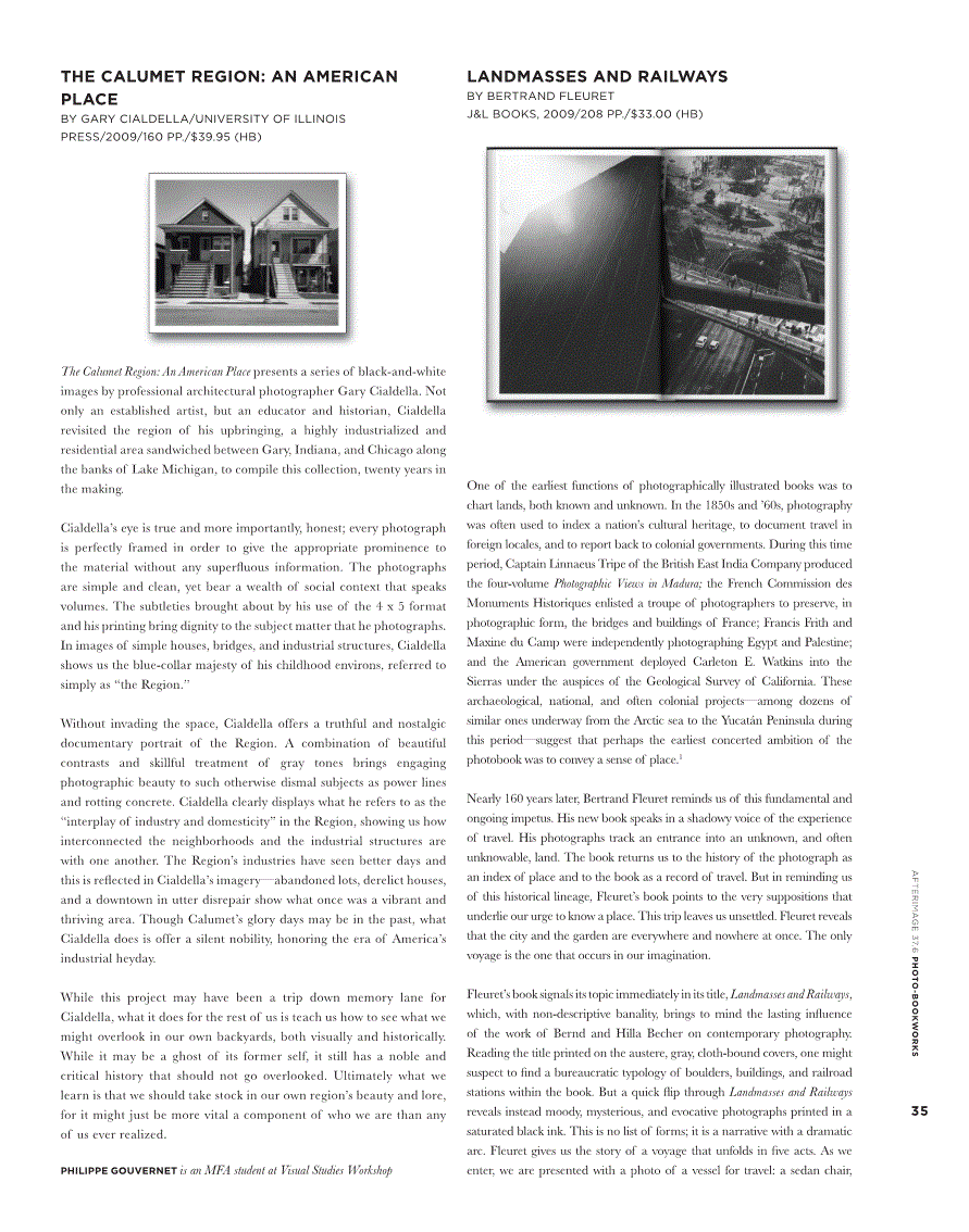 First page of Review: The Calumet Region: An American Place, by Gary Cialdella