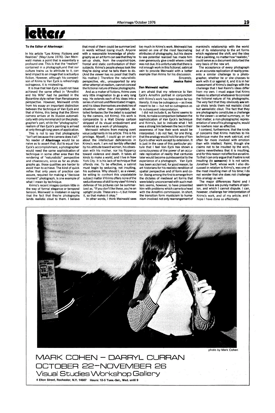 First page of Letters