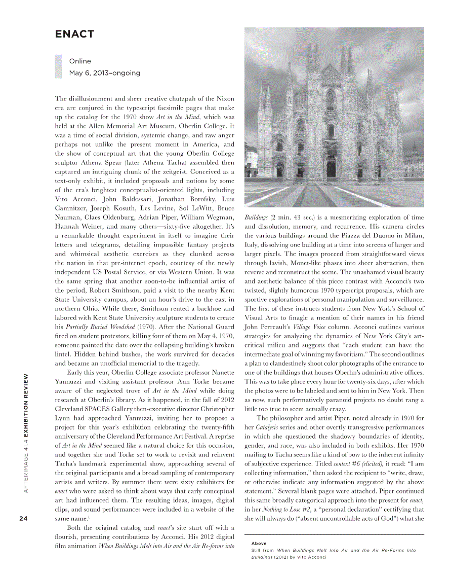 First page of Enact