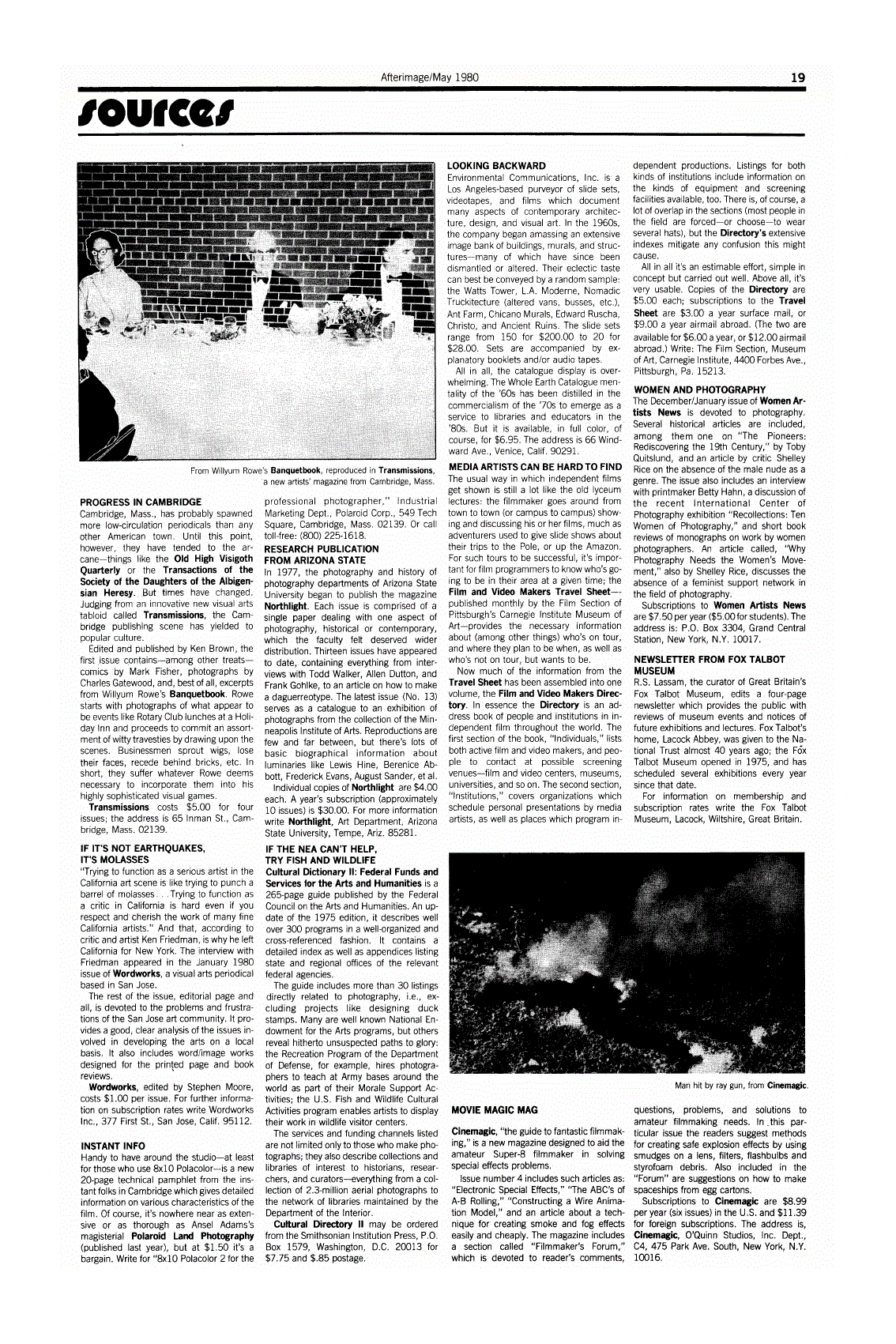 First page of Sources