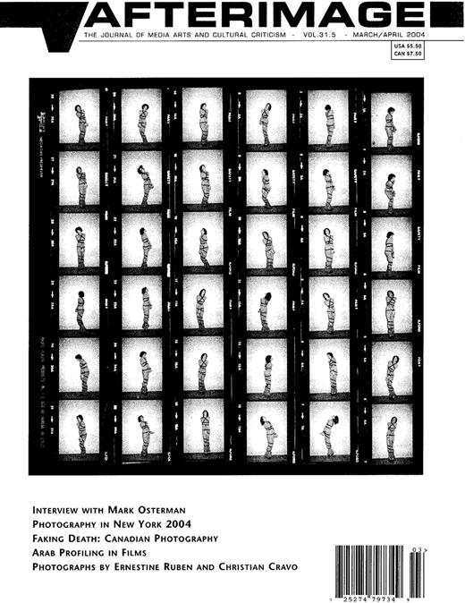 Afterimage Cover Image for Volume 31, Issue 5