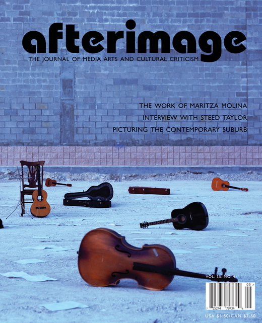 Afterimage Cover Image for Volume 35, Issue 4