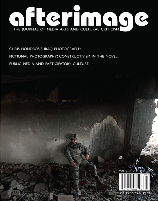 Afterimage Cover Image for Volume 35, Issue 6