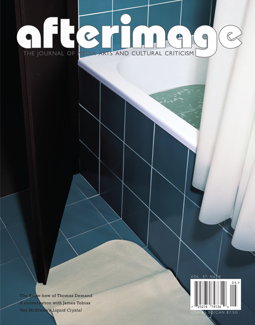 Afterimage Cover Image for Volume 37, Issue 6