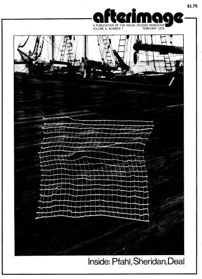 Afterimage Cover Image for Volume 6, Issue 7