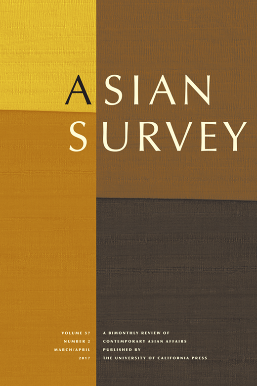 Asian Survey Cover Image for Volume 57, Issue 2