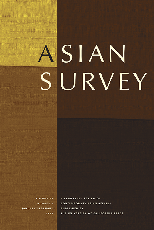 Asian Survey Cover Image for Volume 60, Issue 1