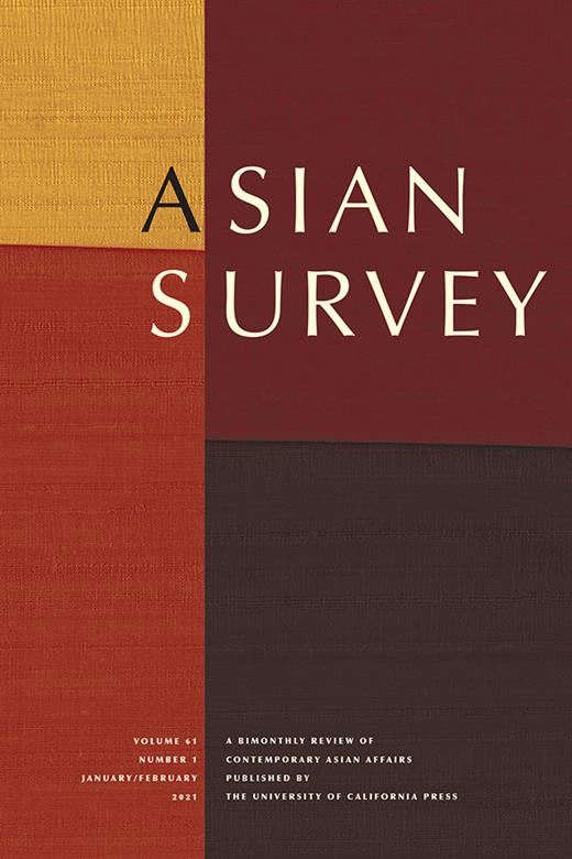 Asian Survey Cover Image for Volume 61, Issue 1