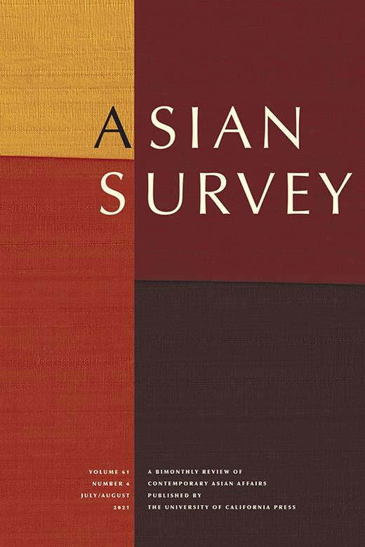 Asian Survey Cover Image for Volume 61, Issue 4