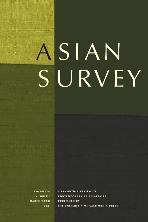 Asian Survey Cover Image for Volume 64, Issue 2
