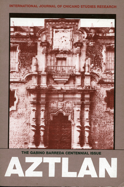 Aztlán Cover Image for Volume 14, Issue 2