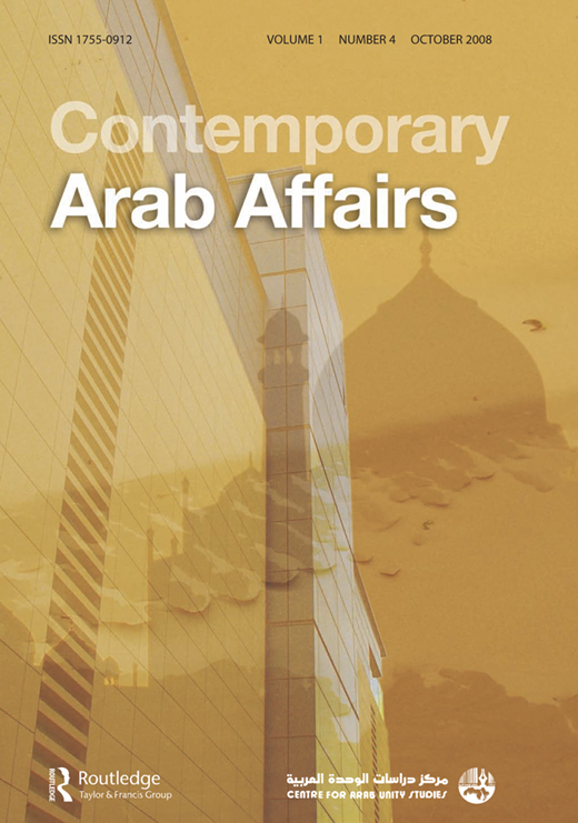 Contemporary Arab Affairs Cover Image for Volume 1, Issue 4