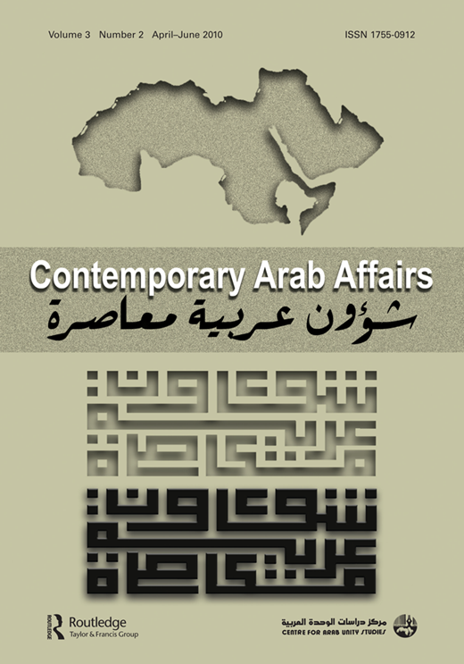 Contemporary Arab Affairs Cover Image for Volume 3, Issue 2