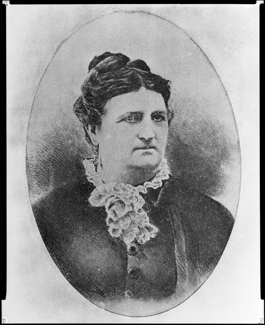 A portrait of Josefa Carrillo Fitch in her later years. She was the eldest daughter of Joaquín Carrillo and María Ignacia López, one of the largest and most prominent families in California.