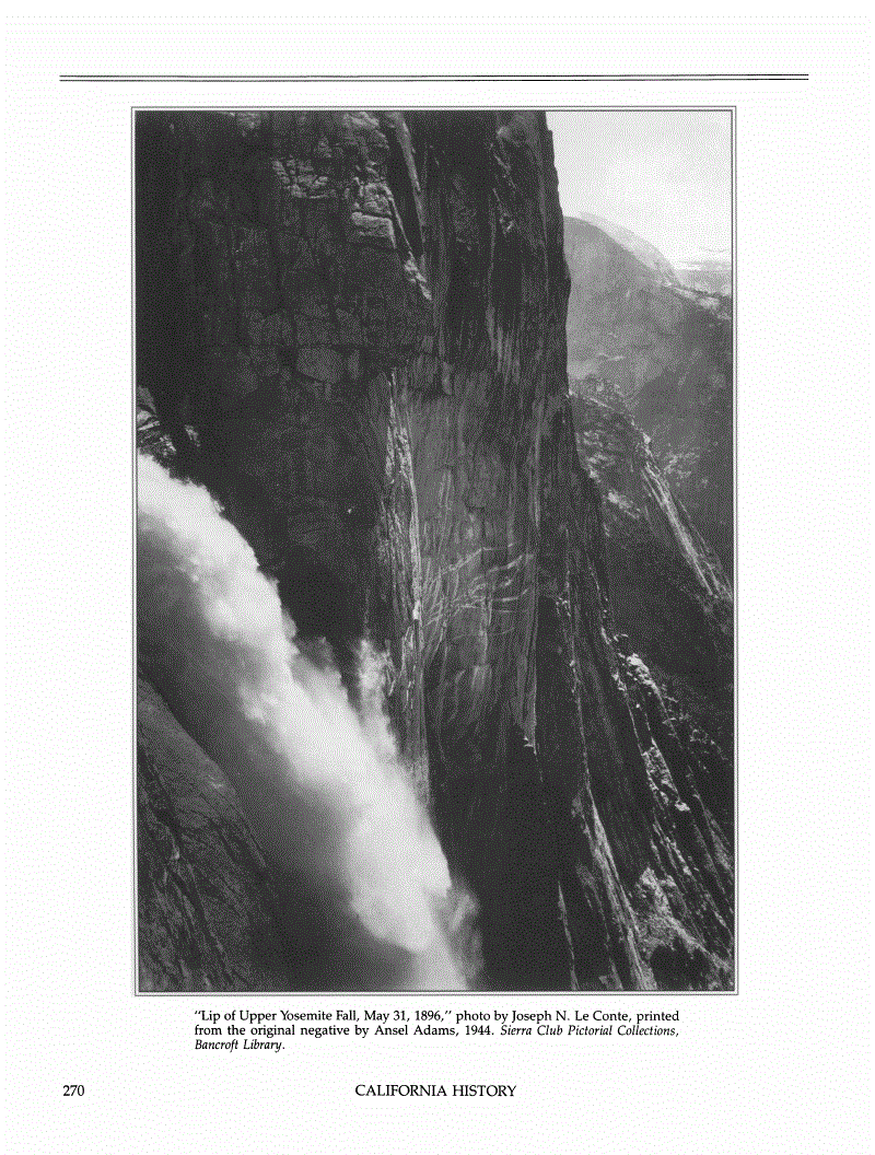 First page of The Sierra Club and Environmental History: A Selected Bibliography