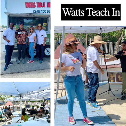 Black and Brown: Watts Teach-In, June, 2022.