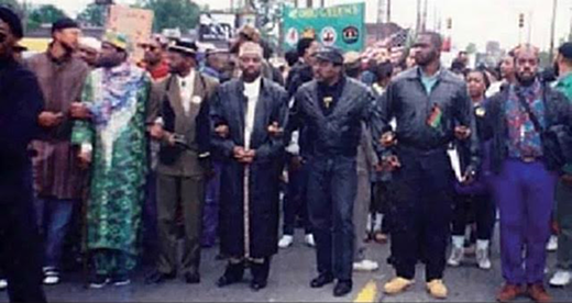 Gang Summit March in Minnesota, 1994.