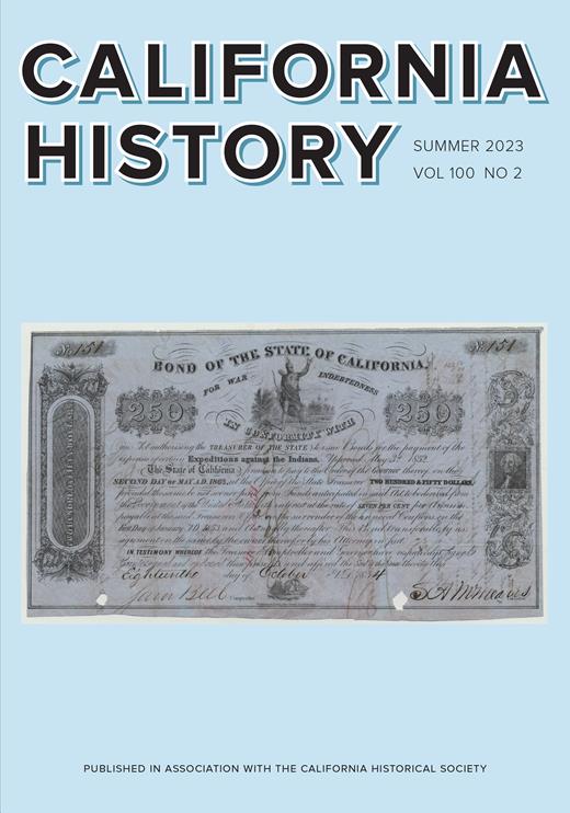 Volume 100 Issue 2 California History University of California Press