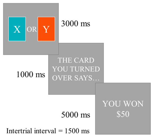 Figure 2. Schematic for one trial of reversal learning.