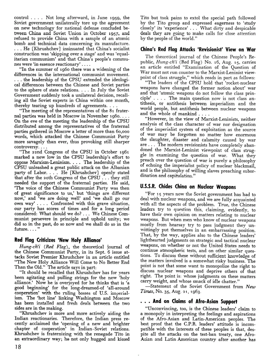 First page of Quotable Quote: China's Red Flag Attacks ‘Revisionist’ View on War