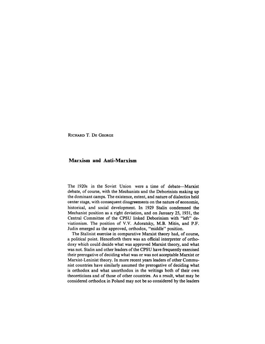 First page of Marxism and Anti-Marxism