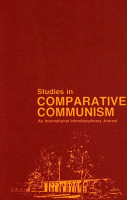 Studies in Comparative Communism Cover Image for Volume 18, Issue 1