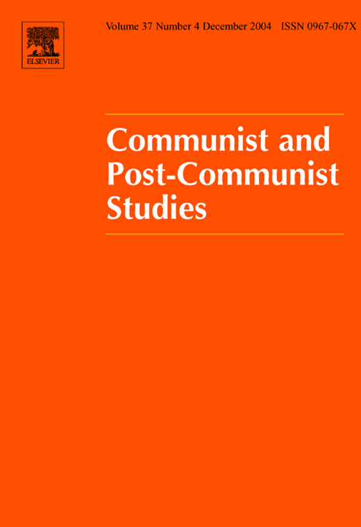 Communist and Post-Communist Studies Cover Image for Volume 37, Issue 4
