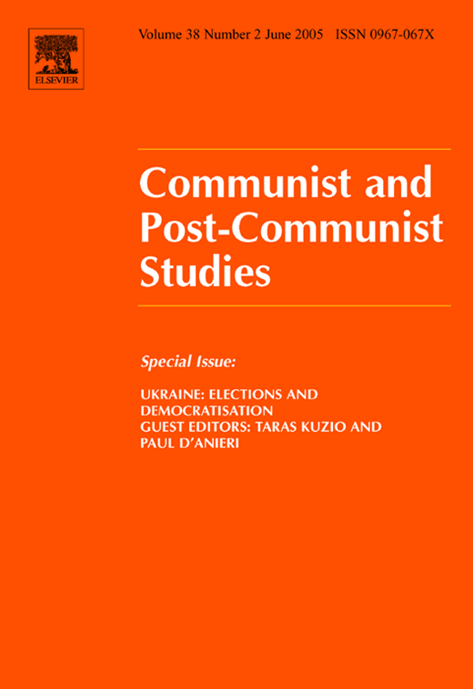 Communist and Post-Communist Studies Cover Image for Volume 38, Issue 2