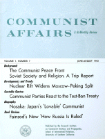 Communist Affairs Cover Image for Volume 4, Issue 3